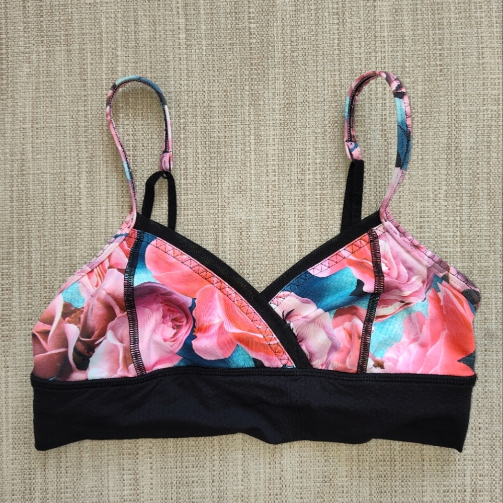Floral Print Women's Bralette
